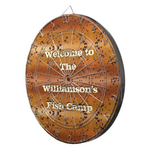 Fisch-Zeltklumpen Dartscheibe (Vorderseite rechts)