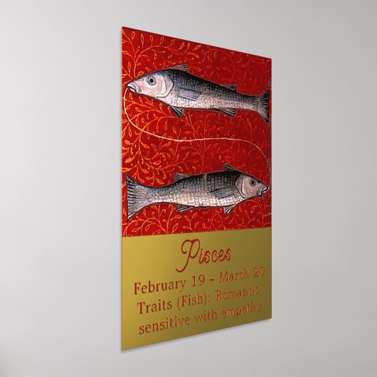 Fisch Zodiac-Geburt Party Foliendrucke (Ablage )