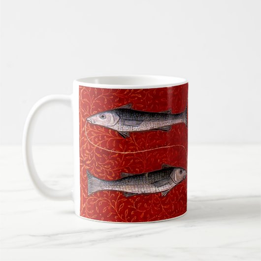 Fisch Zodiac-Geburt Party Kaffeetasse (Links)