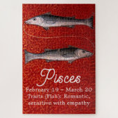 Fisch Zodiac-Geburt Party Puzzle (Vertikal)