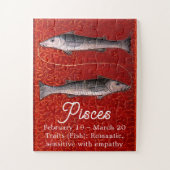 Fisch Zodiac-Geburt Party Puzzle (Vertikal)