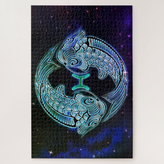 Fisch-Zodiakrämpel Puzzle (Vertikal)