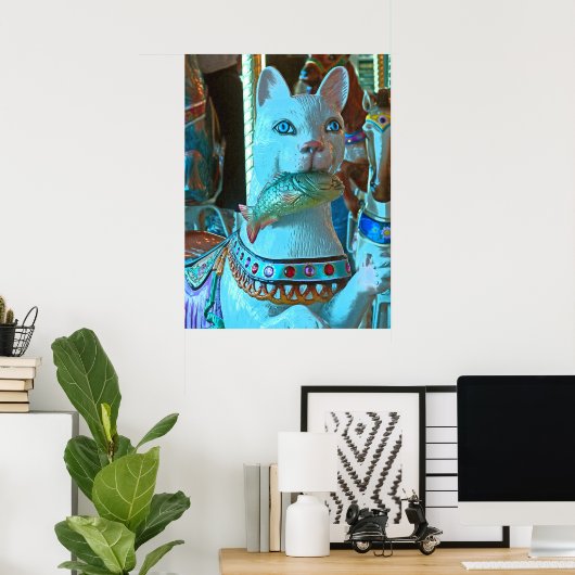 Fisch zum Abendessen Poster (Heimbüro)