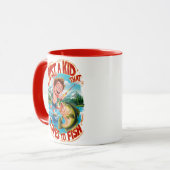 Fischabenteuer: Ein Kind, das Lieben zum Fischen h Tasse (Vorderseite Links)