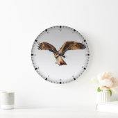 Fischadler Große Wanduhr (Zuhause)