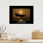 Fischadler und Motivierend Plakat (Küche)