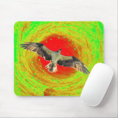 Fischadler Vogel Mousepad (Mit Mouse)