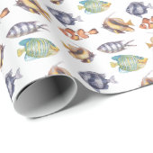 Fischangeln Geschenkpapier (Rolleneckpunkt)
