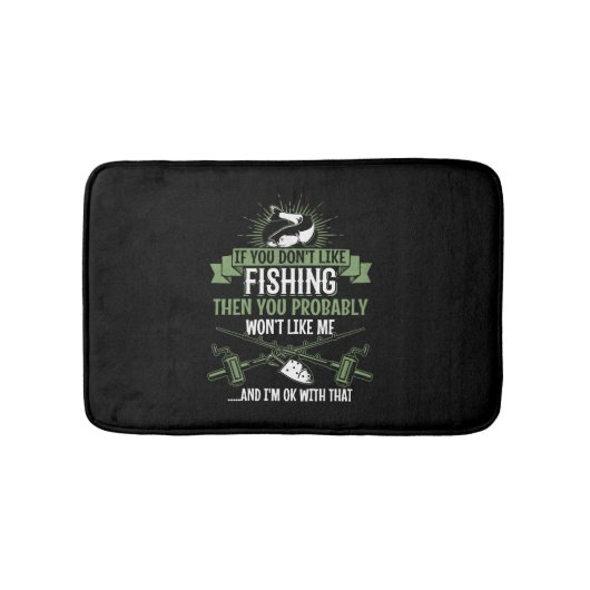 Fischangler Fischfang - Fischfischer Badematte (Vorderseite)