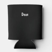 Fischarbeiten Schwarze Angewohnheit kann kühlen Dosenkühler (Rückseite)