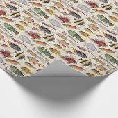 Fischarten Geschenkpapier (Ecke)