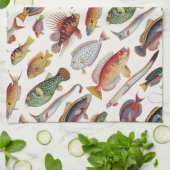 Fischarten Handtuch (Gefaltet)