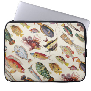 Fischarten Laptopschutzhülle