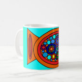 Fischartig Kaffeetasse (Vorderseite Links)