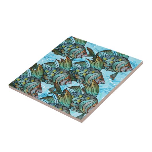 Fischartiges fischartiges fliese (Seite)