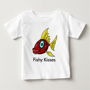 Fischartiges Kuss-Babyt-stück Baby T-shirt