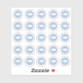 Fischaufkleber zur Auswahl Aufkleber