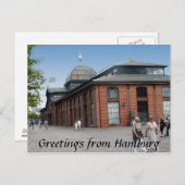 Fischauktionshalle Postkarte (Vorne/Hinten)