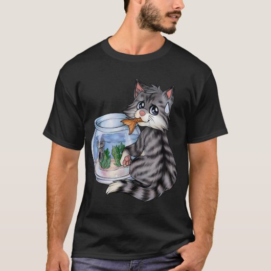 Fischbach Teich Kunst T-Shirt (Vorderseite)