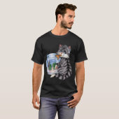 Fischbach Teich Kunst T-Shirt (Vorne ganz)