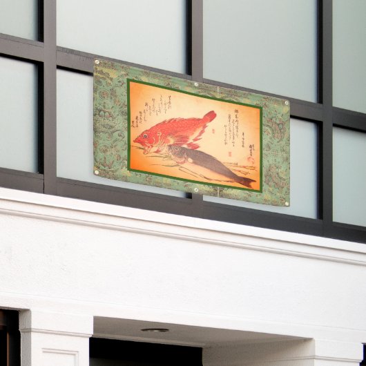 FISCHBANNER MIT WACHSTUM BANNER (Äußeres Gebäude)