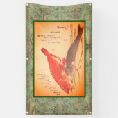 FISCHBANNER MIT WACHSTUM BANNER (Vertikal)