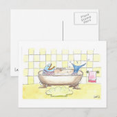 FischBath Postkarte (Vorne/Hinten)