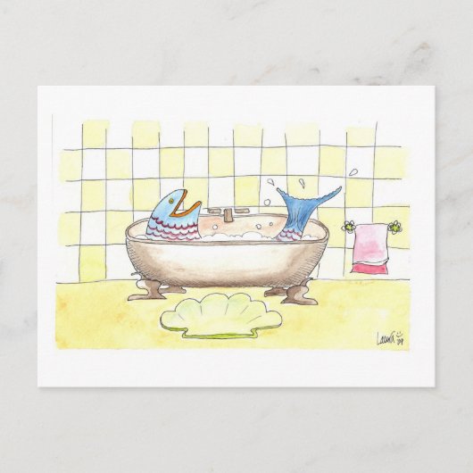 FischBath Postkarte (Vorderseite)