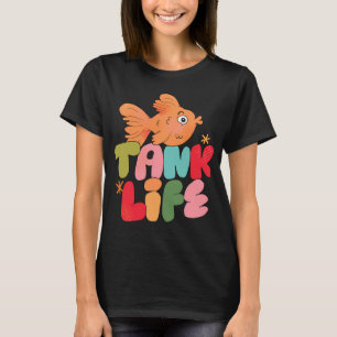 Fischbecken Leben (Pink) T-Shirt
