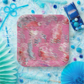 Fischbecken Pappteller (Party)
