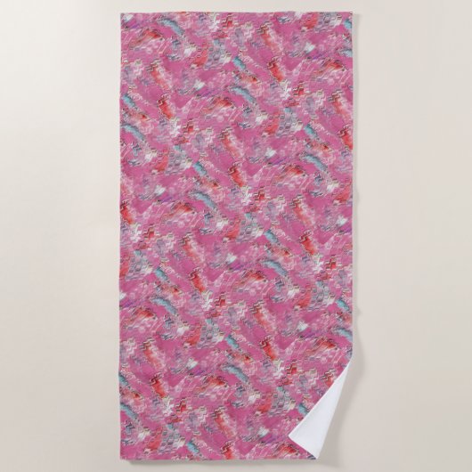 Fischbecken Strandtuch (Vorderseite)