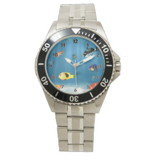 Fischbestände Armbanduhr