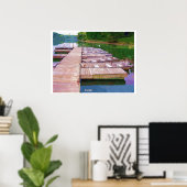 Fischbestände Poster (Heimbüro)