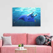 Fischbild für verpackte Leinwand (Insitu (Wohnzimmer))