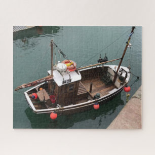 Fischboot im Hafen von Portpatrick, Wigtownshire Puzzle