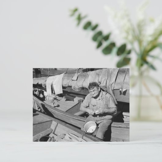 Fischboot kochen - Weihnachten 1938 (Stehend Vorderseite)