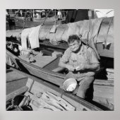 Fischboot kochen - Weihnachten 1938 Poster (Vorne)