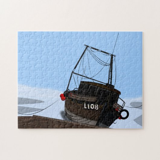 Fischboot Puzzle (Horizontal)