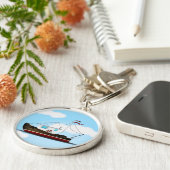 Fischboot Schlüsselanhänger (Seite)