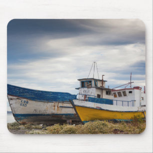 Fischboote Mousepad