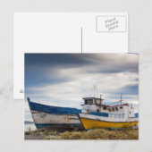 Fischboote Postkarte (Vorne/Hinten)