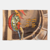 Fischbraten-Küchentuch Geschirrtuch (Horizontal)
