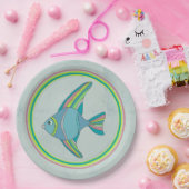 Fischbraten-Papierplatte Pappteller (Party)