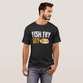 Fischbräter-Guy frittierter Fisch T-Shirt (Vorne ganz)