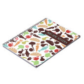 FischBrotfruchtgemüsenahrungsmittelKochs-Catering Notizblock (Linke Seite)