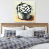 Fischbuckel - Leinwand (Insitu (Schlafzimmer))