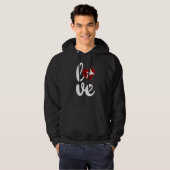 Fischbüffel Karierte Liebe Fliegen Valenti Hoodie (Vorne ganz)