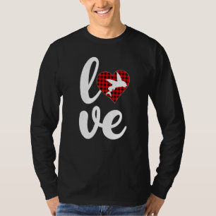 Fischbüffel Karierte Liebe Fliegen Valenti T-Shirt