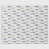 Fischchen Geschenkpapier (Flach)