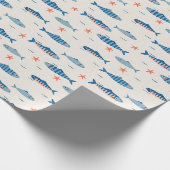 Fischchen Geschenkpapier (Ecke)
